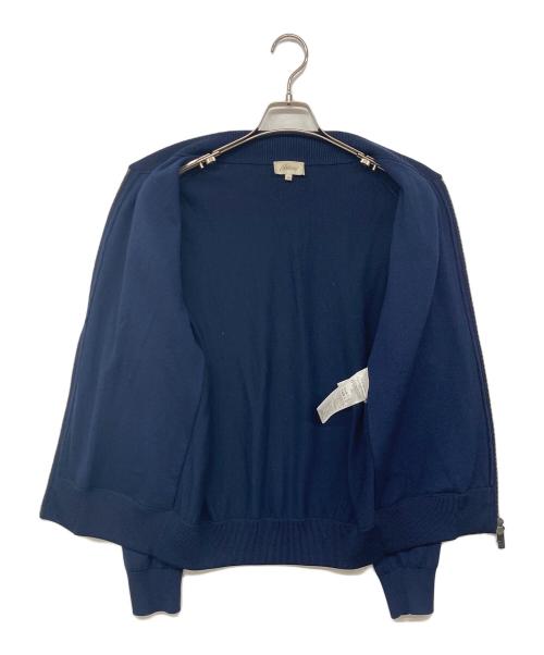 BRIONI（ブリオーニ）BRIONI (ブリオーニ) スエードコンビニットジャケット ネイビー サイズ:48の古着・服飾アイテム