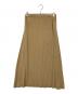 ISSEY MIYAKE（イッセイミヤケ）の古着「プリーツロングスカート」｜ベージュ