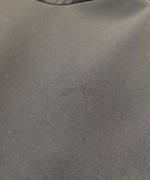 M-PREMIER（エムプルミエ）M-PREMIER (エムプルミエ) ダブルクロスvネックペプラムジレ ネイビー サイズ:34の古着・服飾アイテム