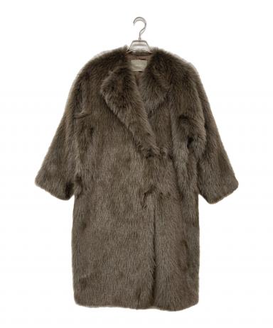 中古・古着通販】heliopole (エリオポール) ECO FUR LONG COAT / エコ