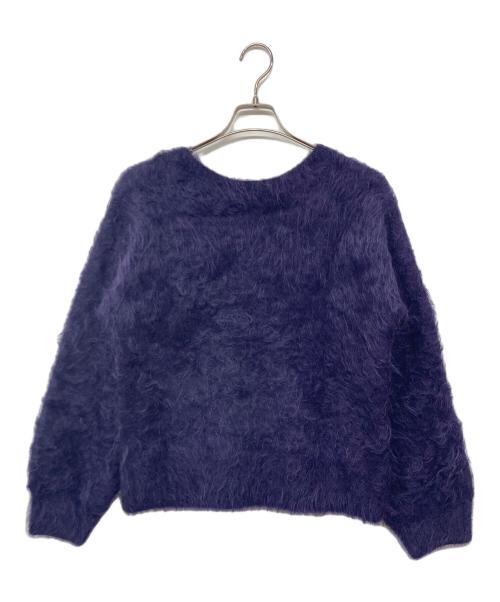 anuans（アニュアンス）anuans (アニュアンス) スーリーアルパカニットプルオーバー ネイビー サイズ:Fの古着・服飾アイテム