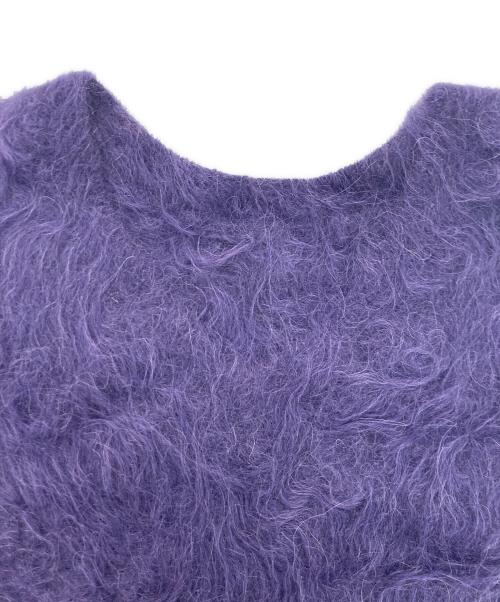 anuans（アニュアンス）anuans (アニュアンス) スーリーアルパカニットプルオーバー ネイビー サイズ:Fの古着・服飾アイテム