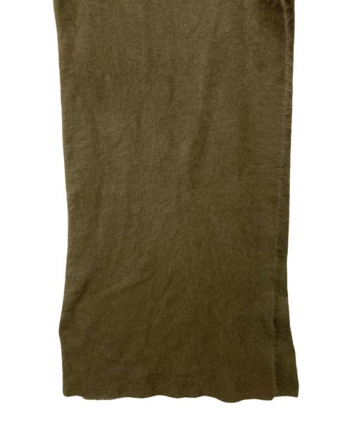 pas de calais（パドカレ）pas de calais (パドカレ) ラクーンストール マフラー カーキの古着・服飾アイテム