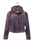 LULULEMONルルレモン）の古着「Define Cropped Hooded Jacket」｜パープル