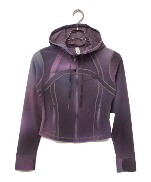 LULULEMON（ルルレモン）LULULEMON (ルルレモン) Define Cropped Hooded Jacket パープル サイズ:6 未使用品の古着・服飾アイテム