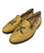 TOGA VIRILISトーガ ビリリース）の古着「METAL BEADS LOAFERS」｜イエロー