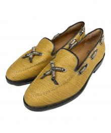 TOGA VIRILIS（トーガ ビリリース）の古着「METAL BEADS LOAFERS」｜イエロー