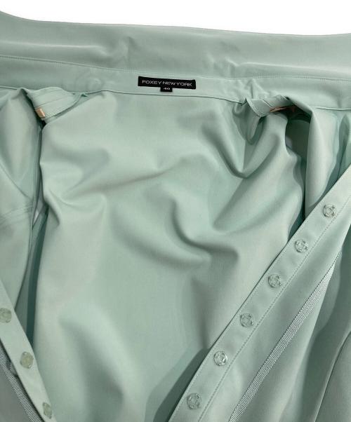 FOXEY（フォクシー）FOXEY (フォクシー) ノースリーブロングシャツワンピース グリーン サイズ:40の古着・服飾アイテム