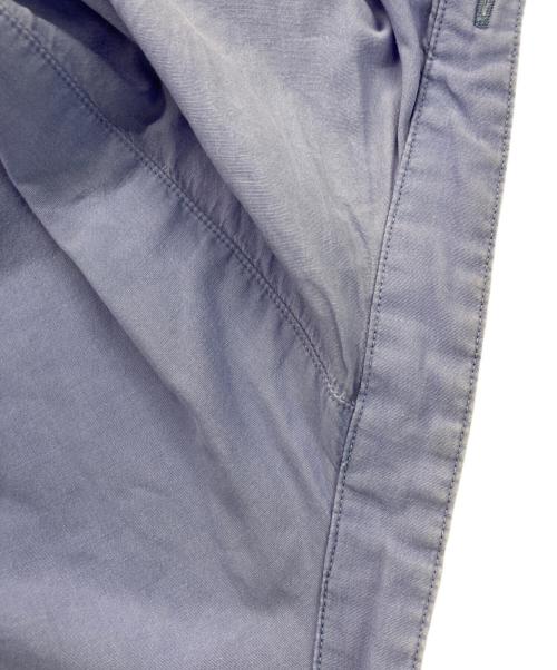 COMOLI（コモリ）COMOLI (コモリ) バンドカラーシャツワンピース ブルーの古着・服飾アイテム