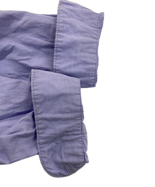 COMOLI（コモリ）COMOLI (コモリ) バンドカラーシャツワンピース ブルーの古着・服飾アイテム