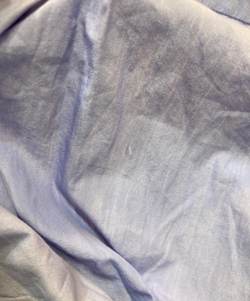 COMOLI（コモリ）COMOLI (コモリ) バンドカラーシャツワンピース ブルーの古着・服飾アイテム