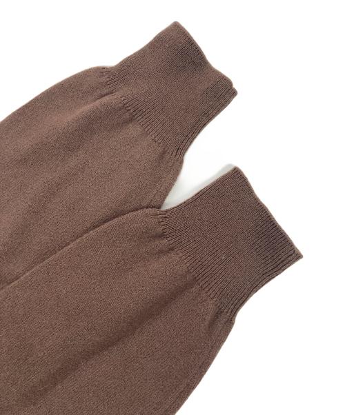 COLOMBO（コロンボ）COLOMBO (コロンボ) カシミヤクルーネックニット ブラウン サイズ:48の古着・服飾アイテム