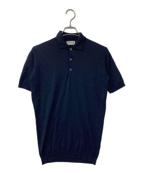JOHN SMEDLEY（ジョンスメドレー）JOHN SMEDLEY (ジョンスメドレー) ニットポロシャツ ネイビー サイズ:S　　の古着・服飾アイテム
