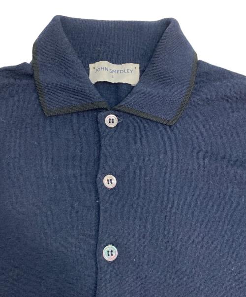 JOHN SMEDLEY（ジョンスメドレー）JOHN SMEDLEY (ジョンスメドレー) ニットポロシャツ ネイビー サイズ:S　　の古着・服飾アイテム