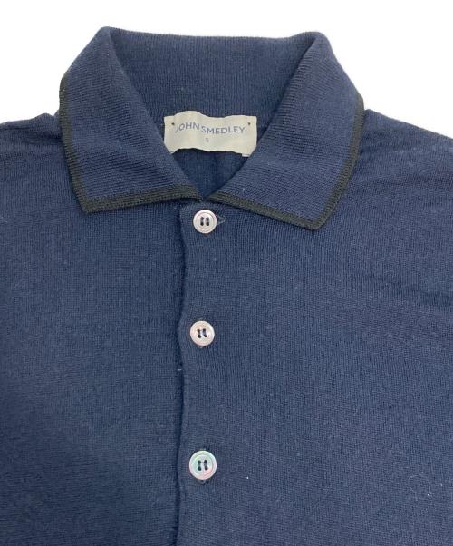 JOHN SMEDLEY（ジョンスメドレー）JOHN SMEDLEY (ジョンスメドレー) ニットポロシャツ ネイビー サイズ:S　　の古着・服飾アイテム