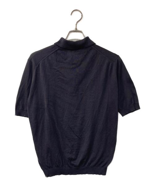 JOHN SMEDLEY（ジョンスメドレー）JOHN SMEDLEY (ジョンスメドレー) ニットポロシャツ ネイビー サイズ:Sの古着・服飾アイテム