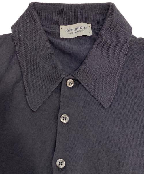 JOHN SMEDLEY（ジョンスメドレー）JOHN SMEDLEY (ジョンスメドレー) ニットポロシャツ ネイビー サイズ:Sの古着・服飾アイテム
