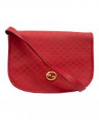 GUCCIグッチ）の古着「マイクロGGショルダーバッグ」｜レッド