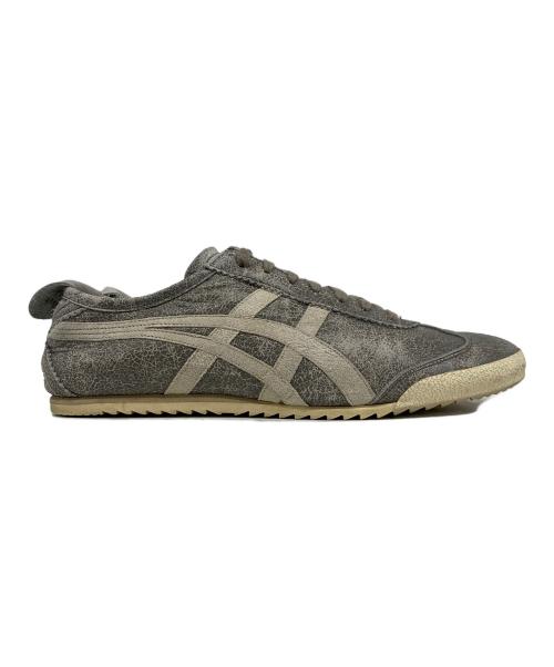 Onitsuka Tiger（オニツカタイガー）Onitsuka Tiger (オニツカタイガー) MEXICO SLIP-ON DELUXE / メキシコ スリッポン デラックス グレー サイズ:26の古着・服飾アイテム