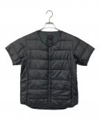 DESCENTE ALLTERRAINデザイント オルテライン）の古着「H.C.S DOWN H/S SHIRT」｜ブラック