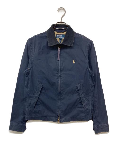 POLO RALPH LAUREN（ポロ・ラルフローレン）POLO RALPH LAUREN (ポロ・ラルフローレン) 襟コーデュロイスイングトップ ネイビー サイズ:Sの古着・服飾アイテム