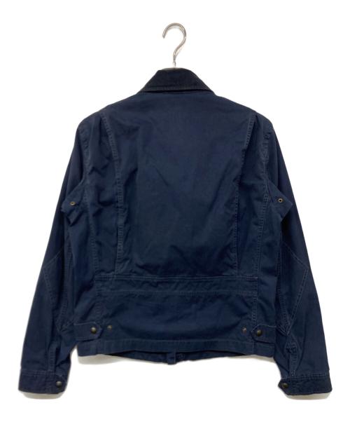 POLO RALPH LAUREN（ポロ・ラルフローレン）POLO RALPH LAUREN (ポロ・ラルフローレン) 襟コーデュロイスイングトップ ネイビー サイズ:Sの古着・服飾アイテム