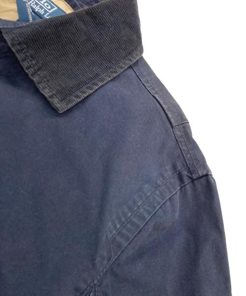 POLO RALPH LAUREN（ポロ・ラルフローレン）POLO RALPH LAUREN (ポロ・ラルフローレン) 襟コーデュロイスイングトップ ネイビー サイズ:Sの古着・服飾アイテム