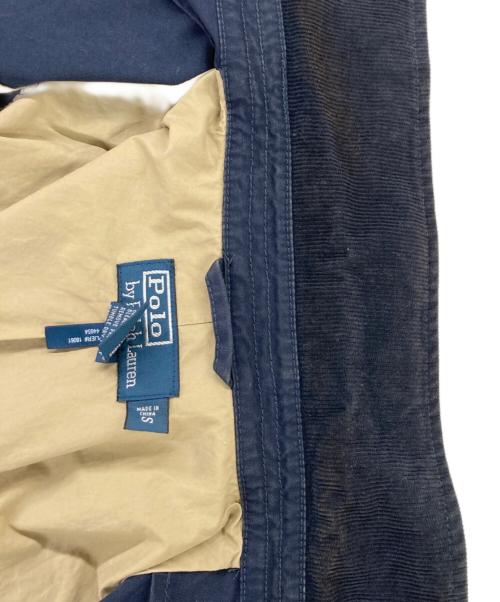 POLO RALPH LAUREN（ポロ・ラルフローレン）POLO RALPH LAUREN (ポロ・ラルフローレン) 襟コーデュロイスイングトップ ネイビー サイズ:Sの古着・服飾アイテム