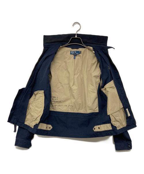 POLO RALPH LAUREN（ポロ・ラルフローレン）POLO RALPH LAUREN (ポロ・ラルフローレン) 襟コーデュロイスイングトップ ネイビー サイズ:Sの古着・服飾アイテム