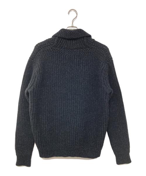 POLO RALPH LAUREN（ポロ・ラルフローレン）POLO RALPH LAUREN (ポロ・ラルフローレン) ショールカラーカーディガン ブラック サイズ:XLの古着・服飾アイテム