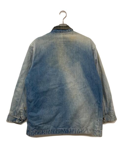 Sears（シアーズ）Sears (シアーズ) work Leisure (ワークレジャー) デニムジャケットシアーズ ビンテージ 70s 裏地ブランケット カバーオール インディゴ サイズ:XLの古着・服飾アイテム