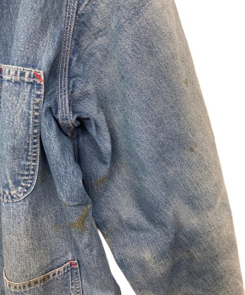 Sears（シアーズ）Sears (シアーズ) work Leisure (ワークレジャー) デニムジャケットシアーズ ビンテージ 70s 裏地ブランケット カバーオール インディゴ サイズ:XLの古着・服飾アイテム