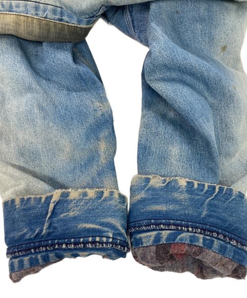 Sears（シアーズ）Sears (シアーズ) work Leisure (ワークレジャー) デニムジャケットシアーズ ビンテージ 70s 裏地ブランケット カバーオール インディゴ サイズ:XLの古着・服飾アイテム