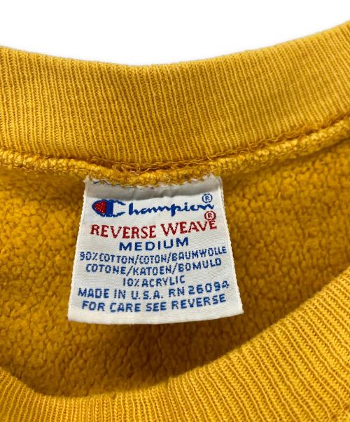 Champion（チャンピオン）Champion (チャンピオン) 90`sリバースウィーブスウェット イエロー サイズ:Mの古着・服飾アイテム