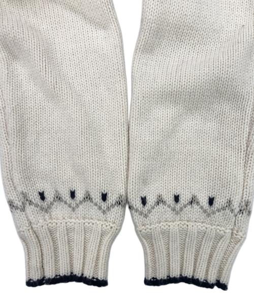 HER LIP TO（ハーリップトゥ）Her lip to (ハーリップトゥ) Heart Fair Isle Knit Mini Dress / ワンピース ホワイト サイズ:Mの古着・服飾アイテム