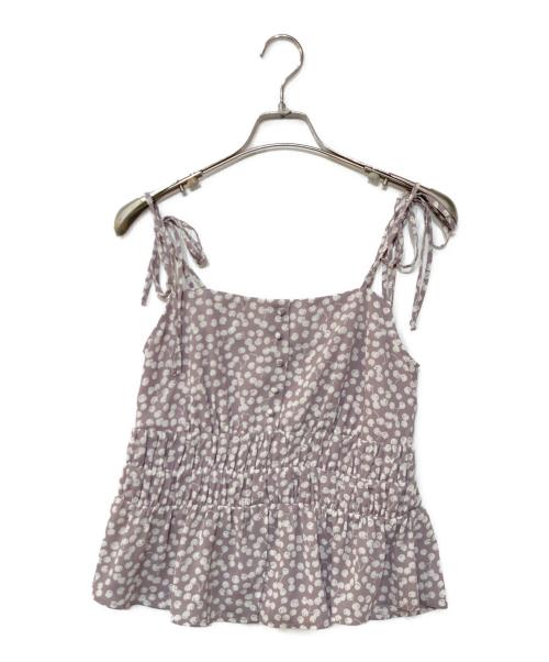 HER LIP TO（ハーリップトゥ）HER LIP TO (ハーリップトゥ) Cherry Pattern Strap キャミソールトップス ピンク サイズ:Mの古着・服飾アイテム