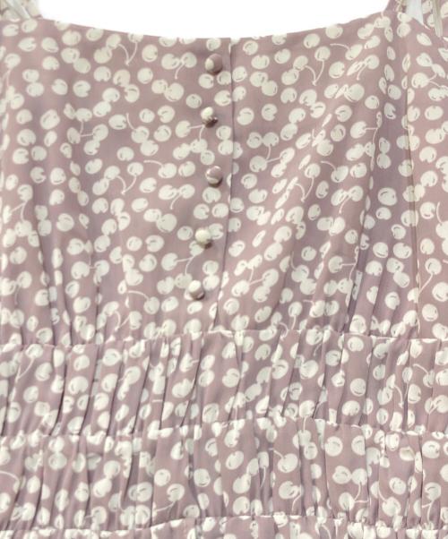 HER LIP TO（ハーリップトゥ）HER LIP TO (ハーリップトゥ) Cherry Pattern Strap キャミソールトップス ピンク サイズ:Mの古着・服飾アイテム
