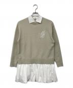 Mystradaマイストラーダ）の古着「バルーンドッキングニット」｜アイボリー