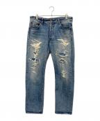 MINEDENIMマインデニム）の古着「MINEDENIM L.Straight 5pocket USS / デニムパンツ」｜インディゴ