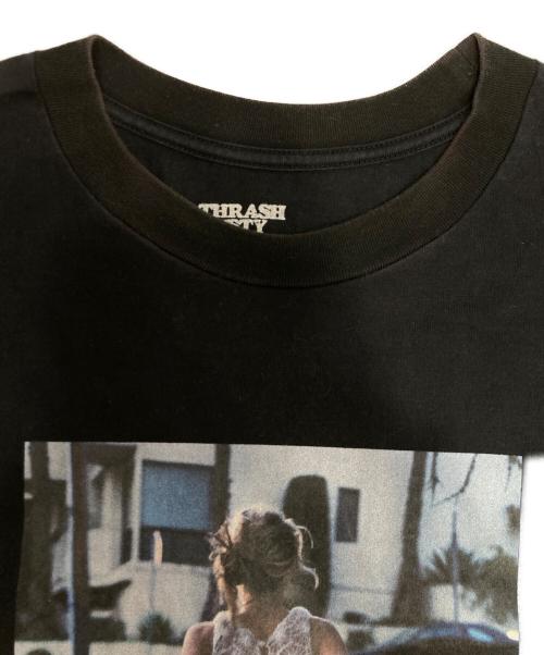 MINEDENIM（マインデニム）MINEDENIM (マインデニム) Davide Sorrenti T-SH ダヴィデ・ソレンティ プリントTシャツ ブラック サイズ:XLの古着・服飾アイテム