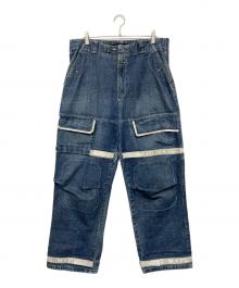MARITHE+FRANCOIS GIRBAUD（マリテフランソワジルボー）の古着「デニム シャトルパンツ」｜インディゴ