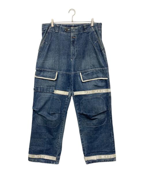 MARITHE+FRANCOIS GIRBAUD（マリテフランソワジルボー）MARITHE+FRANCOIS GIRBAUD (マリテフランソワジルボー) デニム シャトルパンツ インディゴ サイズ:W40L34の古着・服飾アイテム