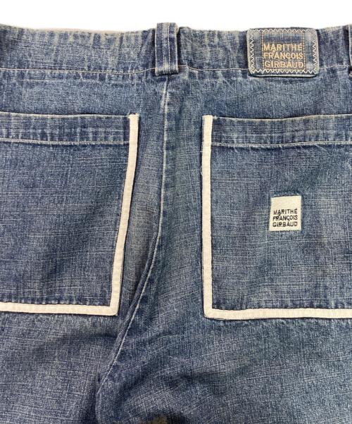 MARITHE+FRANCOIS GIRBAUD（マリテフランソワジルボー）MARITHE+FRANCOIS GIRBAUD (マリテフランソワジルボー) デニム シャトルパンツ インディゴ サイズ:W40L34の古着・服飾アイテム