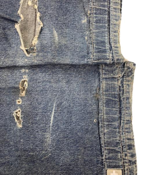 MARITHE+FRANCOIS GIRBAUD（マリテフランソワジルボー）MARITHE+FRANCOIS GIRBAUD (マリテフランソワジルボー) デニム シャトルパンツ インディゴ サイズ:W40L34の古着・服飾アイテム