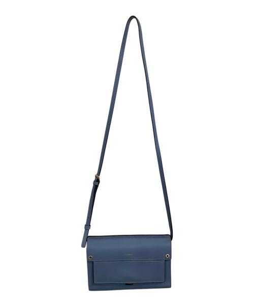 FURLA（フルラ）FURLA (フルラ) LIKE MINIショルダーウォレット ブルーの古着・服飾アイテム