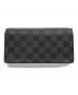 LOUIS VUITTON (ルイ ヴィトン) ダミエ グラフィット ポルトフォイユ ブラザ ブラック：18000円