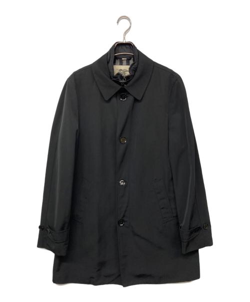 BURBERRY LONDON（バーバリーロンドン）BURBERRY LONDON (バーバリーロンドン) BURBERRY ライナー付 ステンカラーコート ブラック サイズ:Mの古着・服飾アイテム