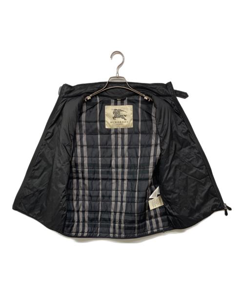 BURBERRY LONDON（バーバリーロンドン）BURBERRY LONDON (バーバリーロンドン) BURBERRY ライナー付 ステンカラーコート ブラック サイズ:Mの古着・服飾アイテム