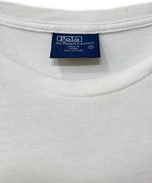 POLO RALPH LAUREN（ポロ・ラルフローレン）POLO RALPH LAUREN (ポロ・ラルフローレン) プリントtシャツ  ホワイト サイズ:Mの古着・服飾アイテム