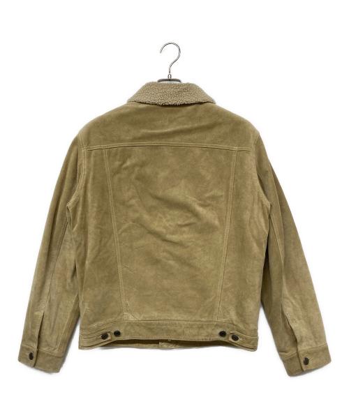 GAP（ギャップ）GAP (ギャップ) OLDGAP 00`sスエードレザージャケット ボアジャケット ベージュ サイズ:Sの古着・服飾アイテム